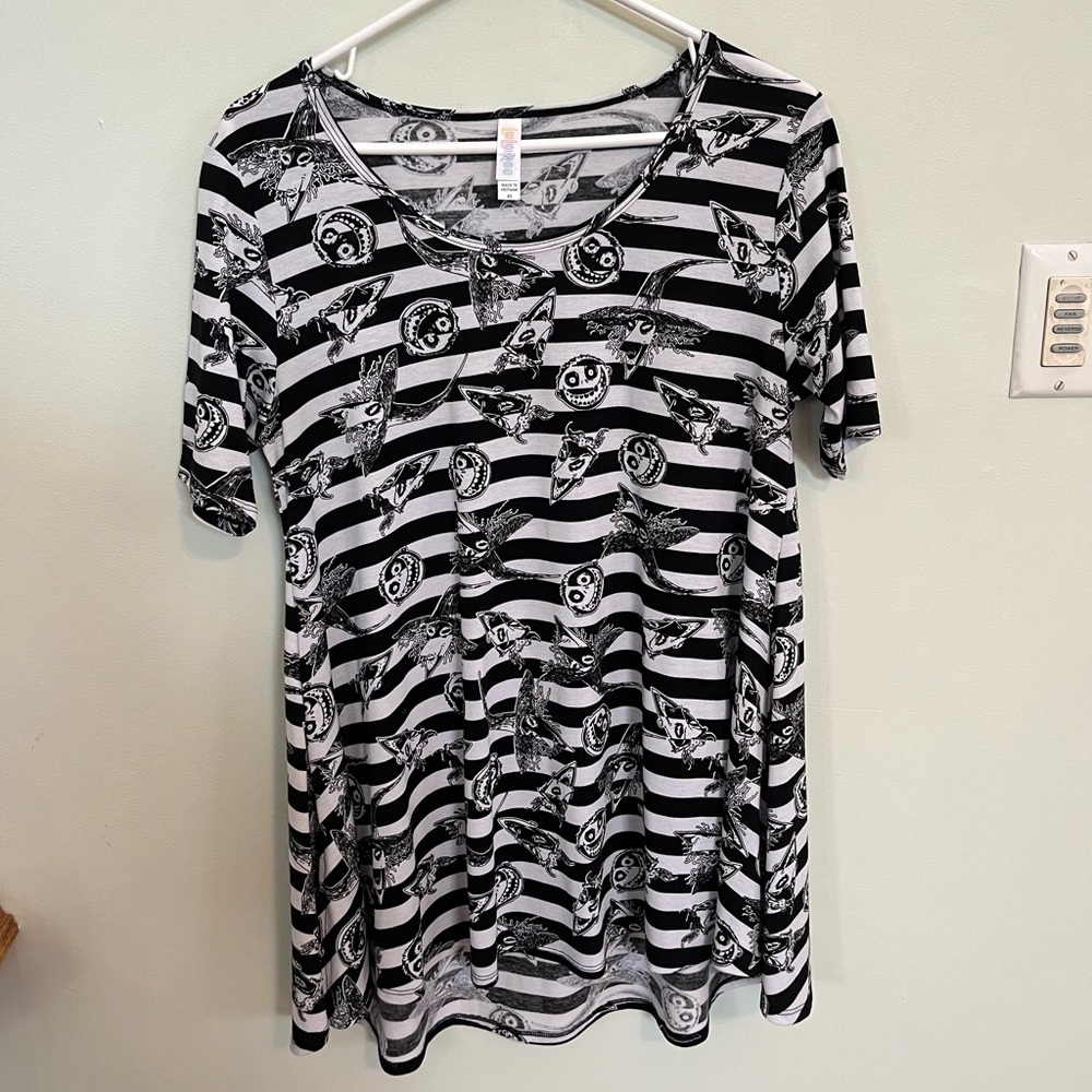 Nightmare Before Christmas Lock Shock Barrel Disney LulaRoe Classic T fits XS-M